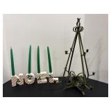 Noel Candle Holders & Candle Tree