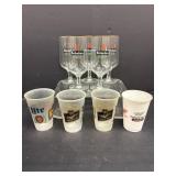 Vintage Heineken Glassware & Plastic Cups