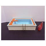 Vintage Lundby Doll House Swimming Pool
