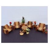 Vintage Lundby Doll House Patio
