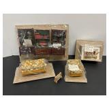 Vintage Lundby Doll House Sofa & Fireplace