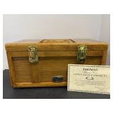 Vintage Thomas Museum Wood Tool Box