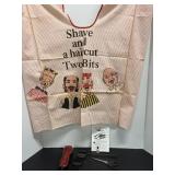 Vintage Barber Cape & Shaver Set