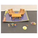 Vintage Lundby Doll House Patio & Misc