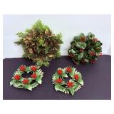 Vintage Candle Wreaths