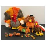 Vtg Ty 'Gobbles' & Russ Berrie Turkey & ...
