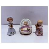 Enesco figures, growing up girls