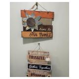 Fall theme wall decor 12' x 19'