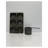 Antique primitive metalware sifter &...