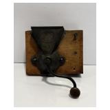 Cast Iron wall - mount coffee grinder