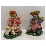 Vtg Bear figures 4'H