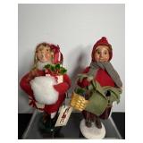 Byers Choice carolers 9'H