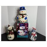 Gibson Whimsical Christmas snowman cookie..