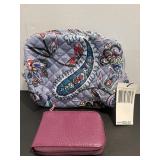 Vera Bradley cosmetic bag & misc