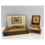 Vtg Cigar boxes