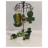 Vtg St Patrick's Day decorations & figures