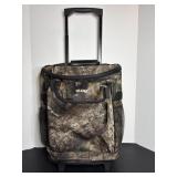 Vtg Uline Mossy Oak wheeled cooler bag