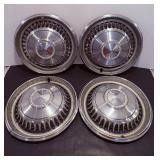 Vtg Chevrolet  wheel covers 14' (4) some...
