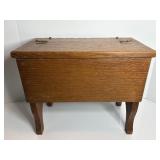 Vtg Wooden shoe shine box