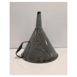Vtg large graniteware funnel