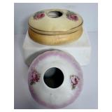 Vtg Porcelain hair receiver