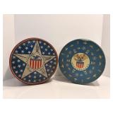Vtg Tins - Patriotic themed