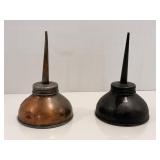Vtg oil cans