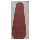 Braided rug 12.5' x 26'