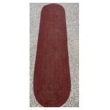 Braided runner rug 98' x 25'