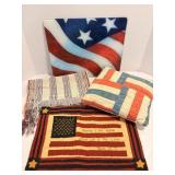 4th of July themed table runner 31' x 12',...
