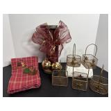 Mini Christmas baskets & misc