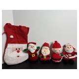 Russ - Beanie Santa & felt bad & misc stuffed ....