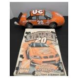 Tony Stewart vinyl stuffed car & misc