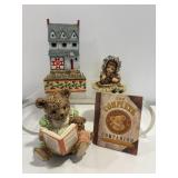 Vtg Jim Shore 'three dormers' house & ...