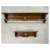 Oak shelves with plate groves 24' & 48'- ...