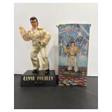 Vtg Elvis Presley solid state AM radio 9'H