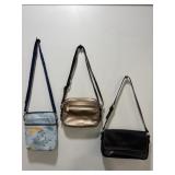 Fossil handbag, Liz Claiborne handbag & misc