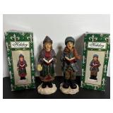 Holiday Treasures Collectible Carolers 10'H