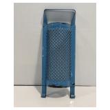 Vtg Blue enamelware  cheese grater
