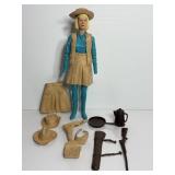 Vtg Mary Jane West doll hands missing with...
