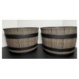 Flower pots 14'D x 10' tall