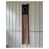 Vtg 13 star Betsy Ross Flag 91' x 16'