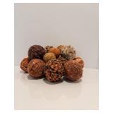 Decorative fabric balls