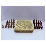 Vtg Chinese Chess set Great Wall of China,...