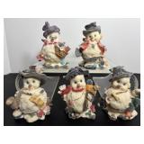 K's Collection snowmen figurines