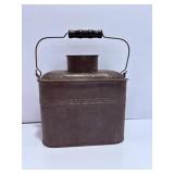 Antique primitive metalware lunch box