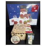 Department 56 Snow Babies ornament frame & misc