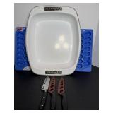 Vtg KitchenAid porcelain roasting pan & ...