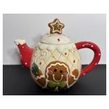 Decorative ginger bread tea pot