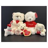 Vtg Valentine's Day Hallmark plush bears...